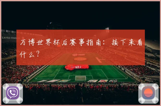 万博世界杯后赛事指南:接下来看什么?