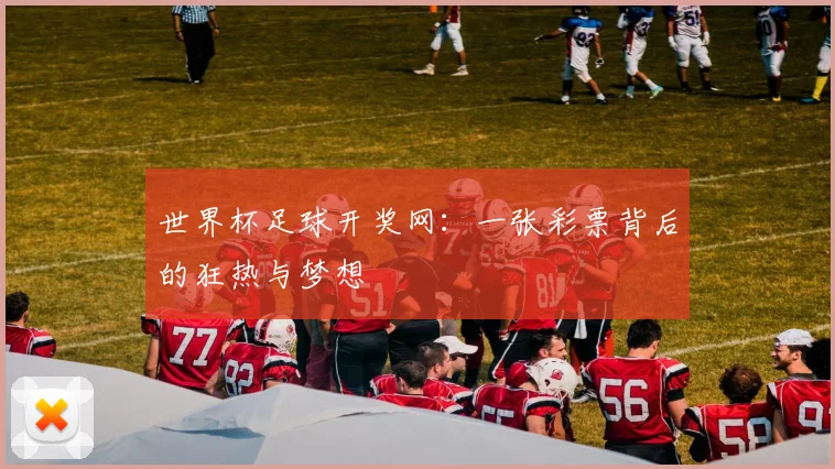 世界杯足球开奖网：一张彩票背后的狂热与梦想